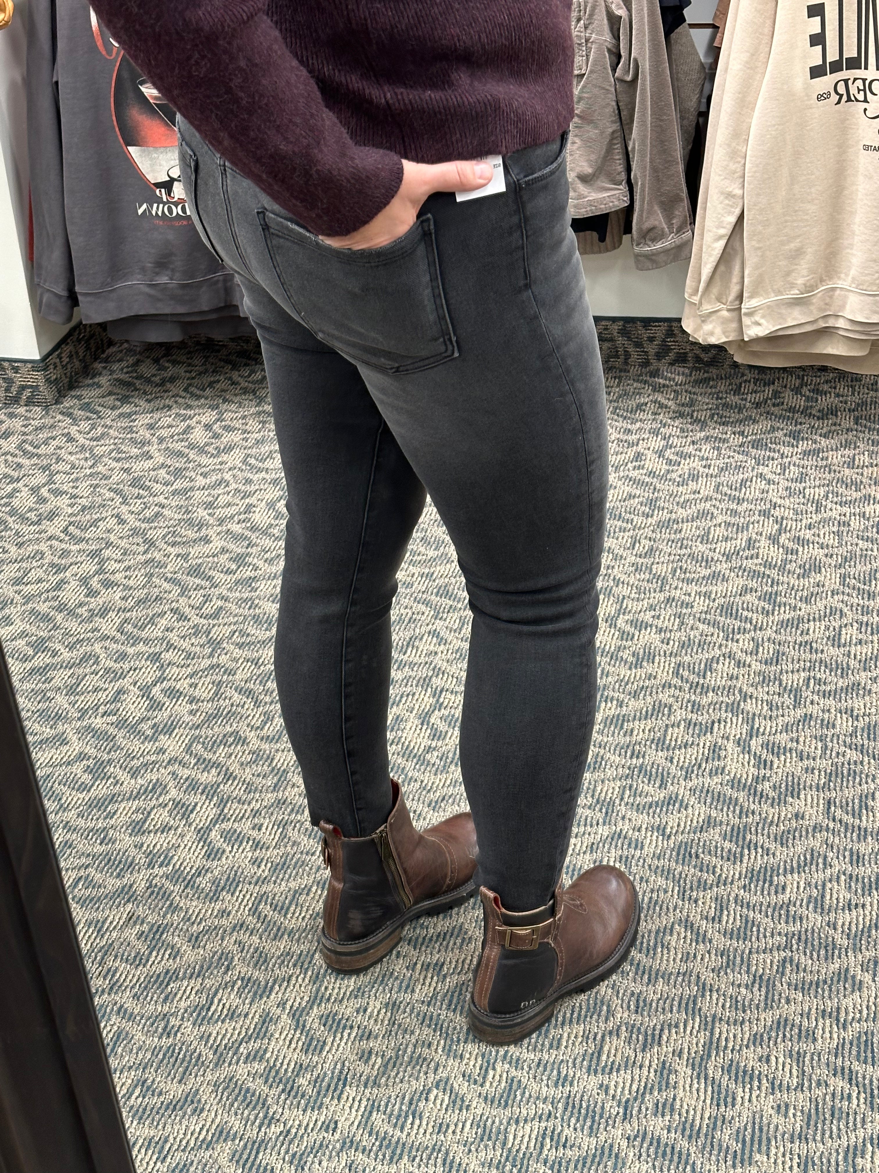 Sensitive Black Charlize Cigarette (Kut) Bottom- Pants KUT FROM THE KLOTH