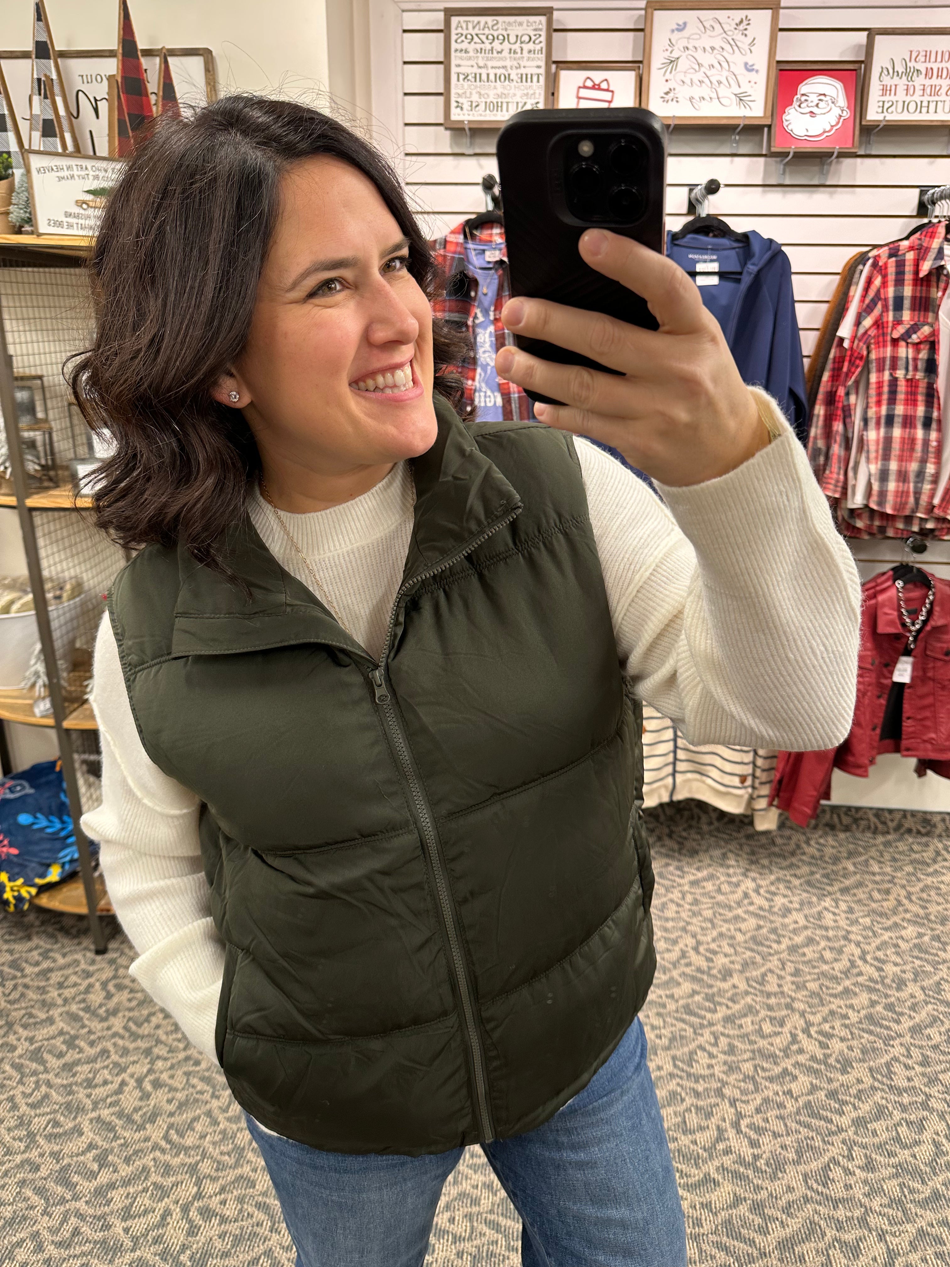 Black Olive Kelsey Vest Outerwear - Vest THREAD & SUPPLY
