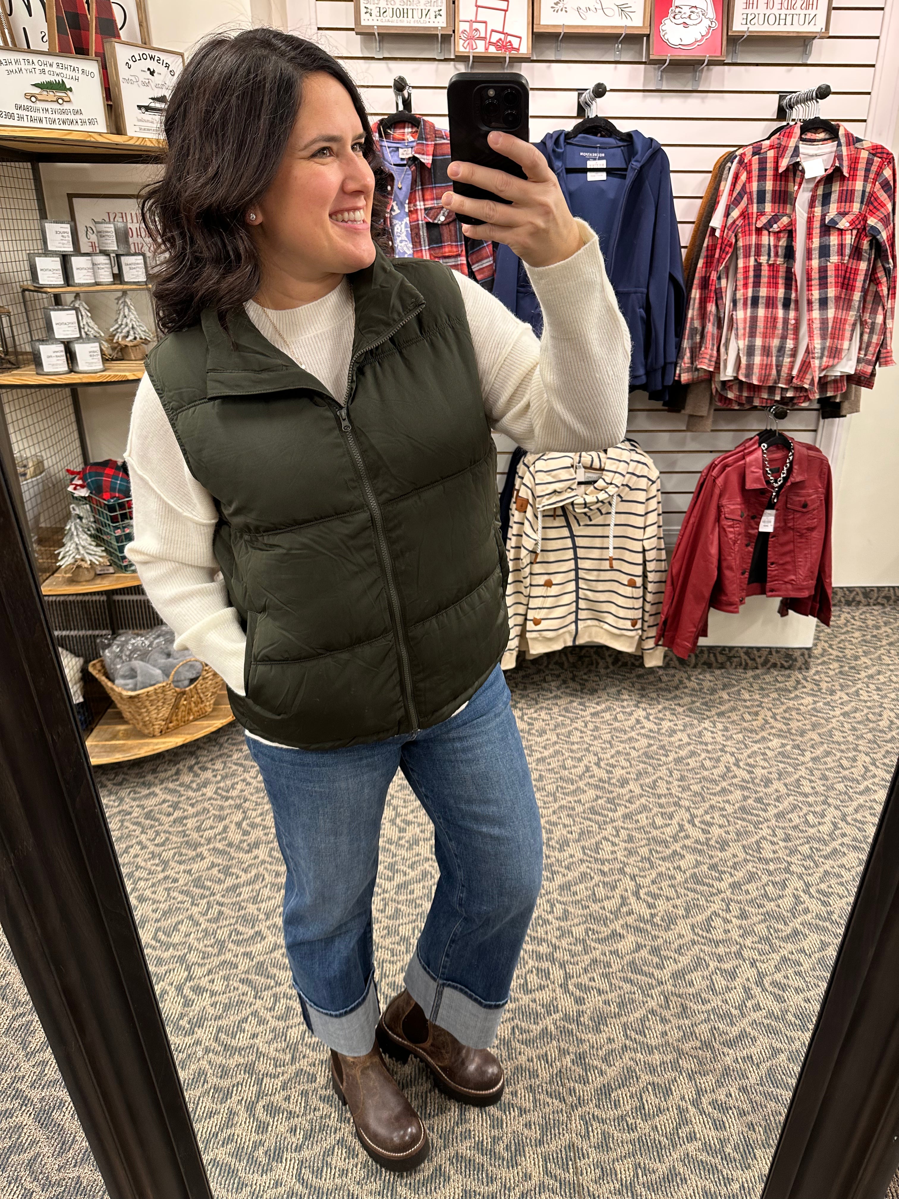 Black Olive Kelsey Vest Outerwear - Vest THREAD & SUPPLY