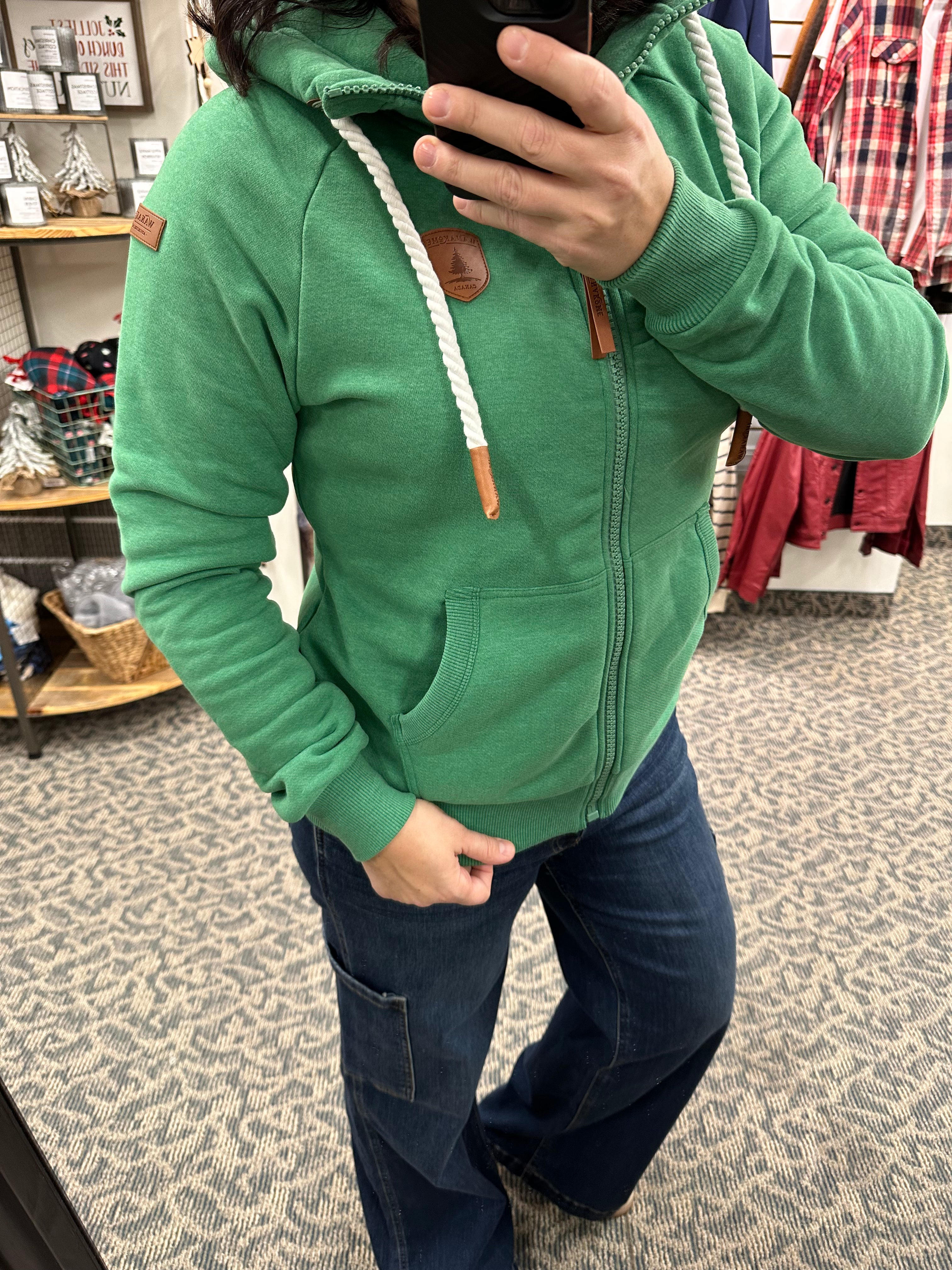 Emerald Green Hera Tops- Sweatshirt WANAKOME