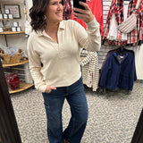 Pink Oatmeal Taylor Top Top - Sweatshirt THREAD & SUPPLY