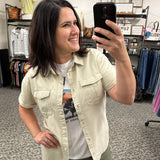 Ava Button Down Shirt (Seashell) Tops - Button Ups THREAD & SUPPLY