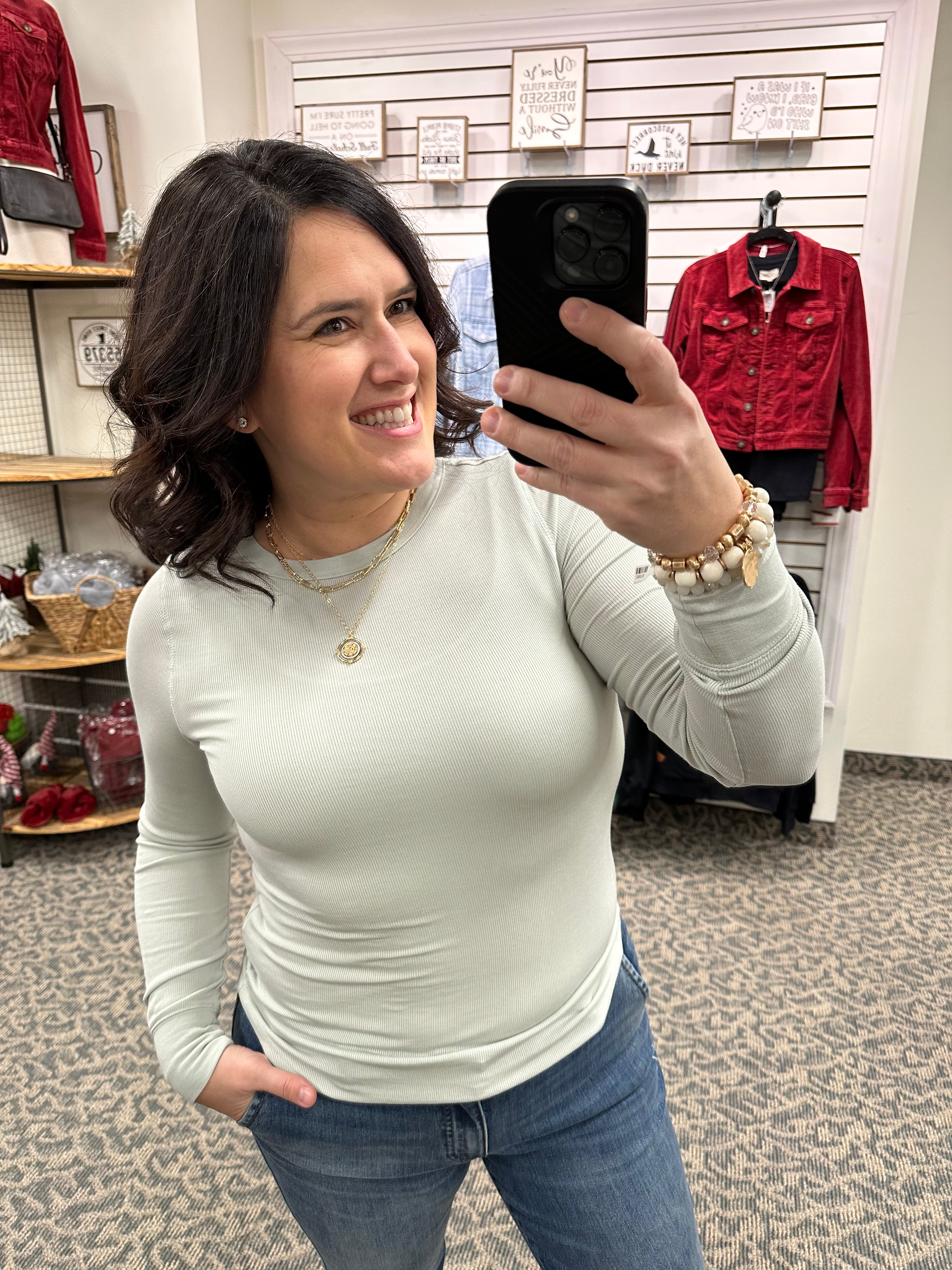 Aqua Mist Stacy Top Top - Tee THREAD & SUPPLY