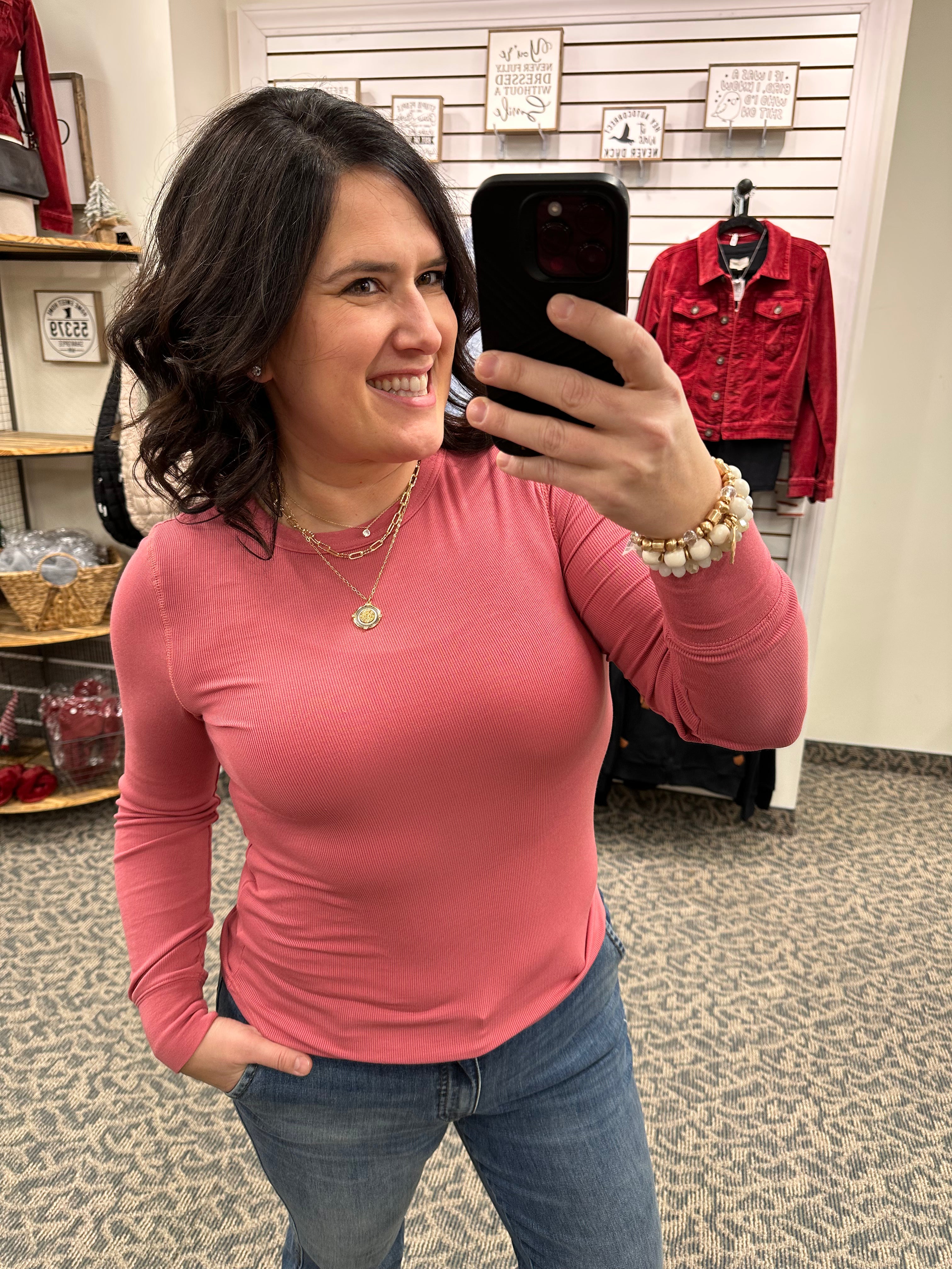 Slate Rose Stacy Top Top - Tee THREAD & SUPPLY
