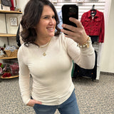 Pink Oatmeal Stacy Top Top - Tee THREAD & SUPPLY
