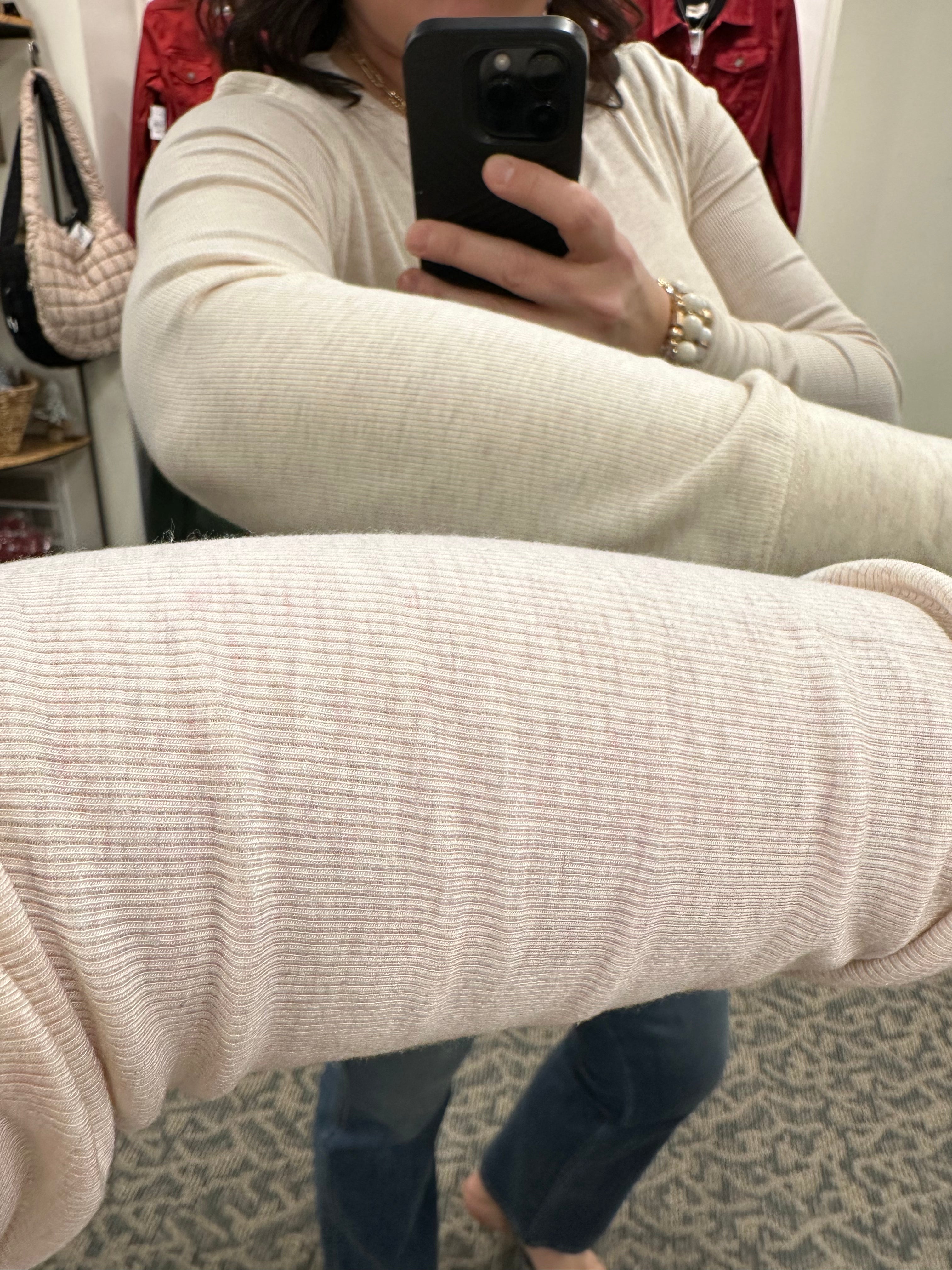 Pink Oatmeal Stacy Top Top - Tee THREAD & SUPPLY