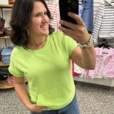 Kiwi Pocket Sweatshirt Top - Sweatshirt STACCATO