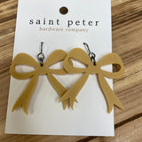 Acrylic Bow Earring Jewelry - Earrings St. Peter Hardware
