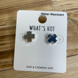Silver Cross Stud Jewelry - Earrings WHAT'S HOT