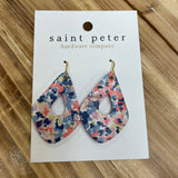 Spring Floral Tear Drop Earrings Jewelry - Earrings SAINT PETER HARDWARE