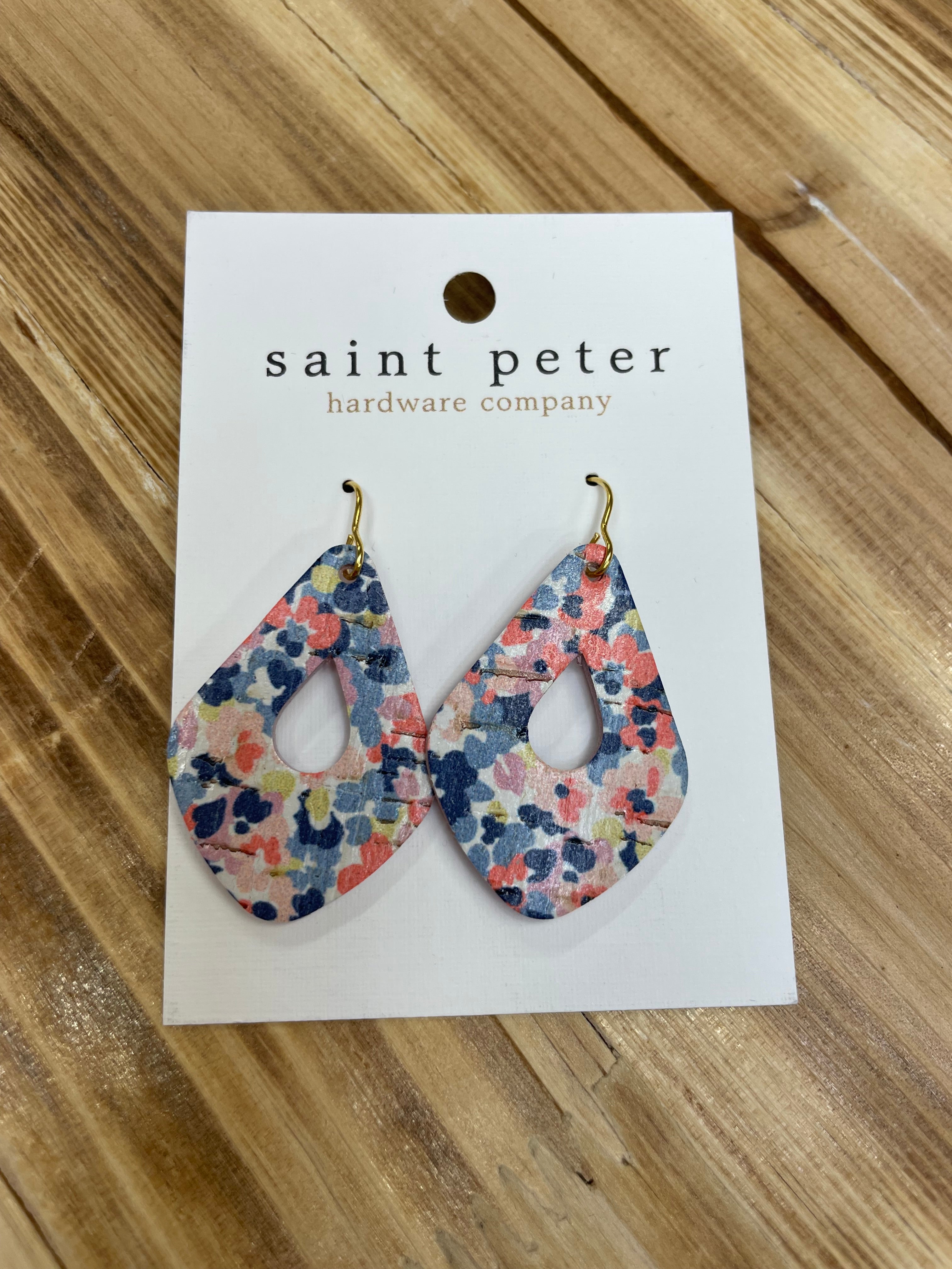 Spring Floral Tear Drop Earrings Jewelry - Earrings SAINT PETER HARDWARE