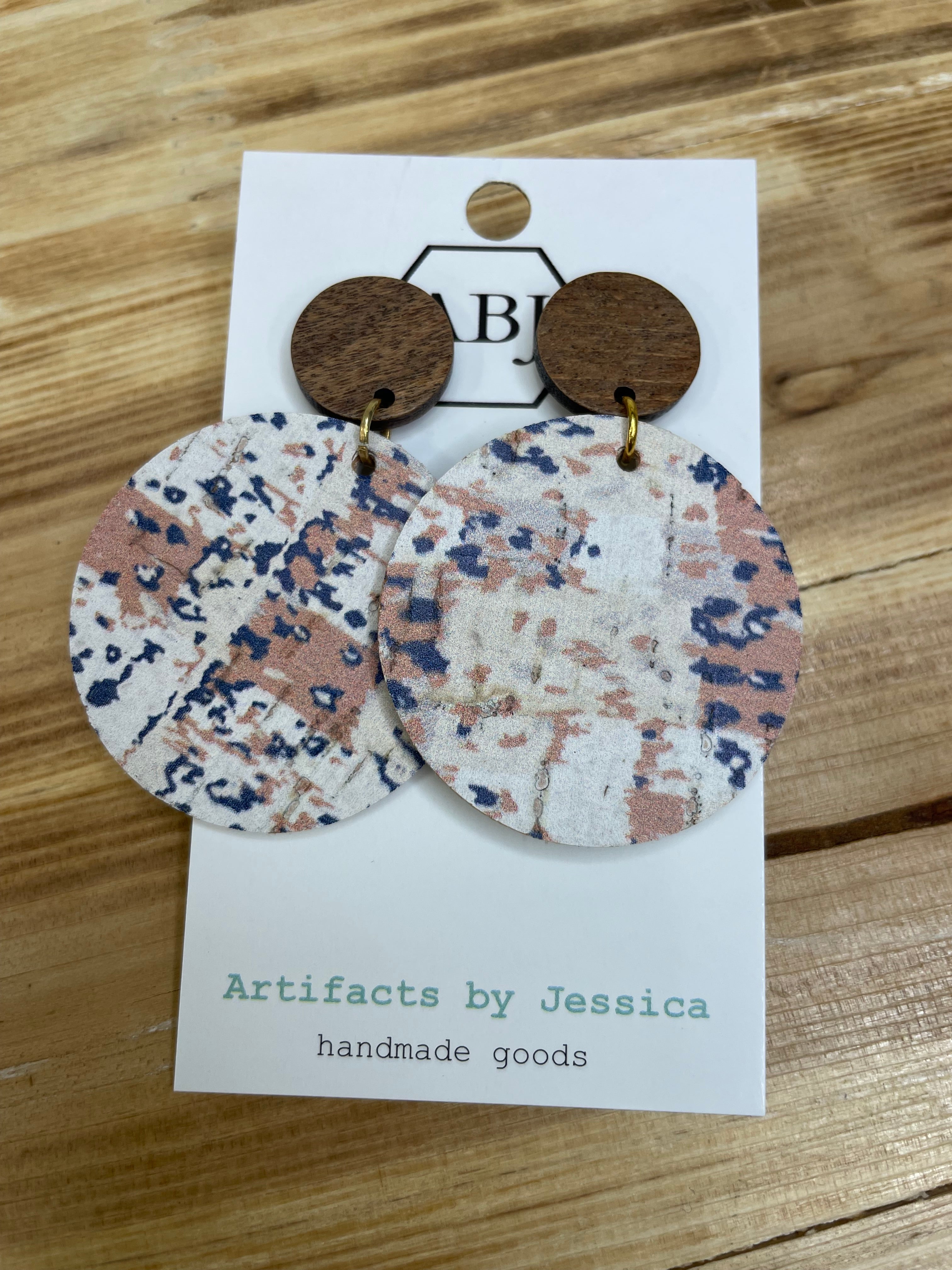 Spring Spotted Double Round Earrings Jewelry - Earrings ARTIFACTS JESSICA LYNCH