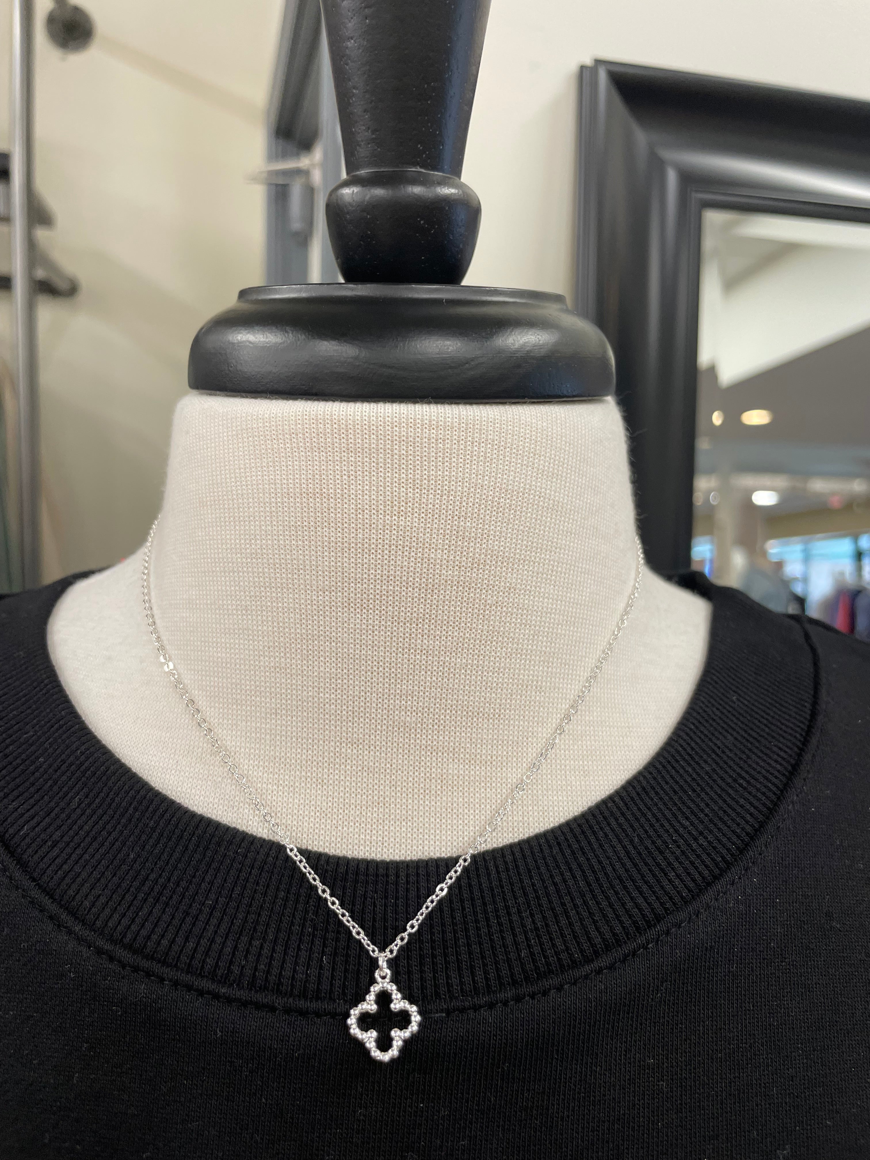 Cia Silver Necklace Jewelry- Necklace MEGHAN BROWN STYLE
