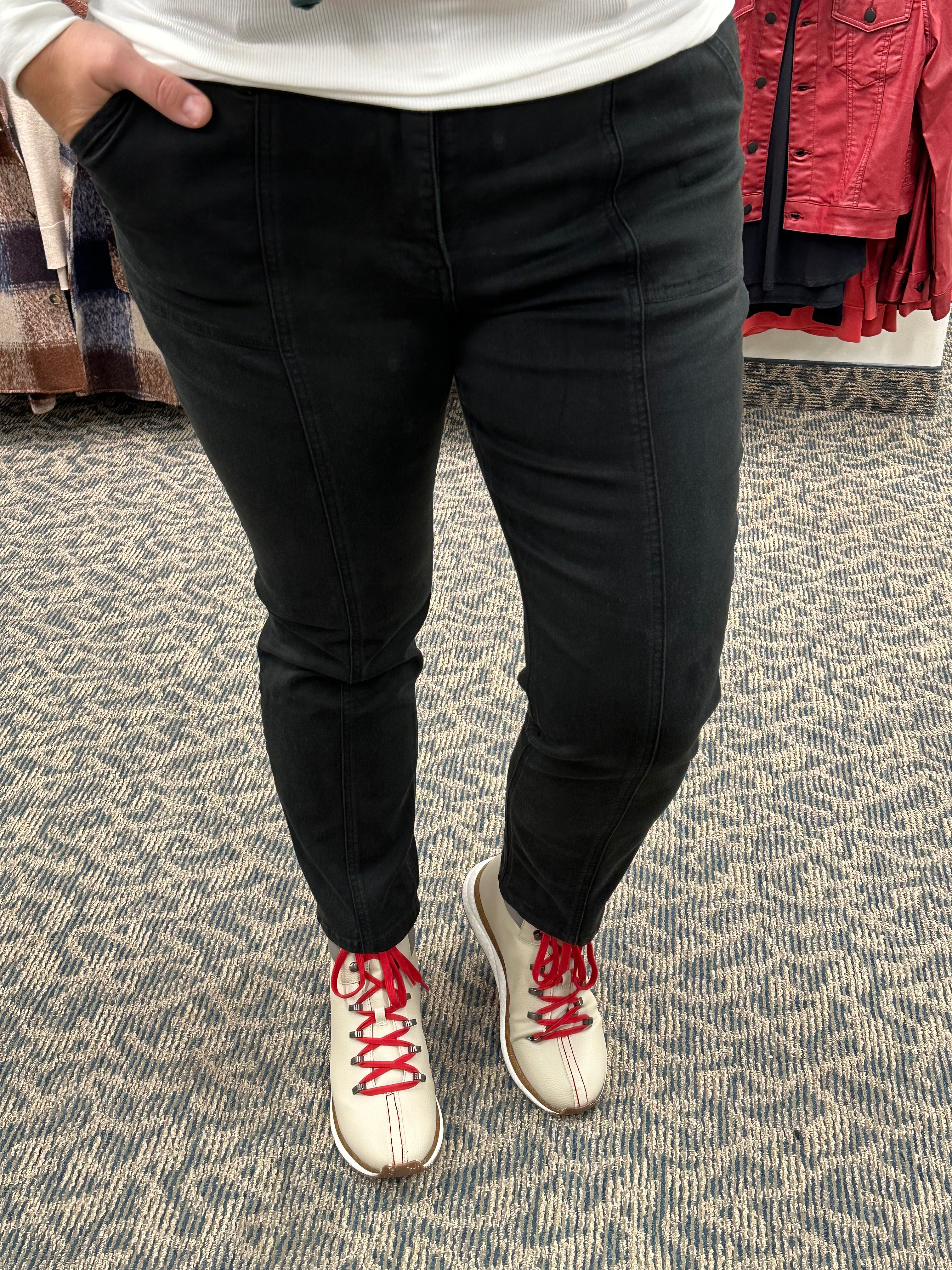 thumbnail image 2 of KUT From The Kloth Plus Size Reese High-Rise Fab Ab Ankle Straight... 2 of 13