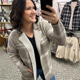 Mocha Coatigan Tops- Cardigans BE COOL
