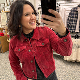 Red Julie Jacket (Kut) Outerwear- Jackets KUT FROM THE KLOTH