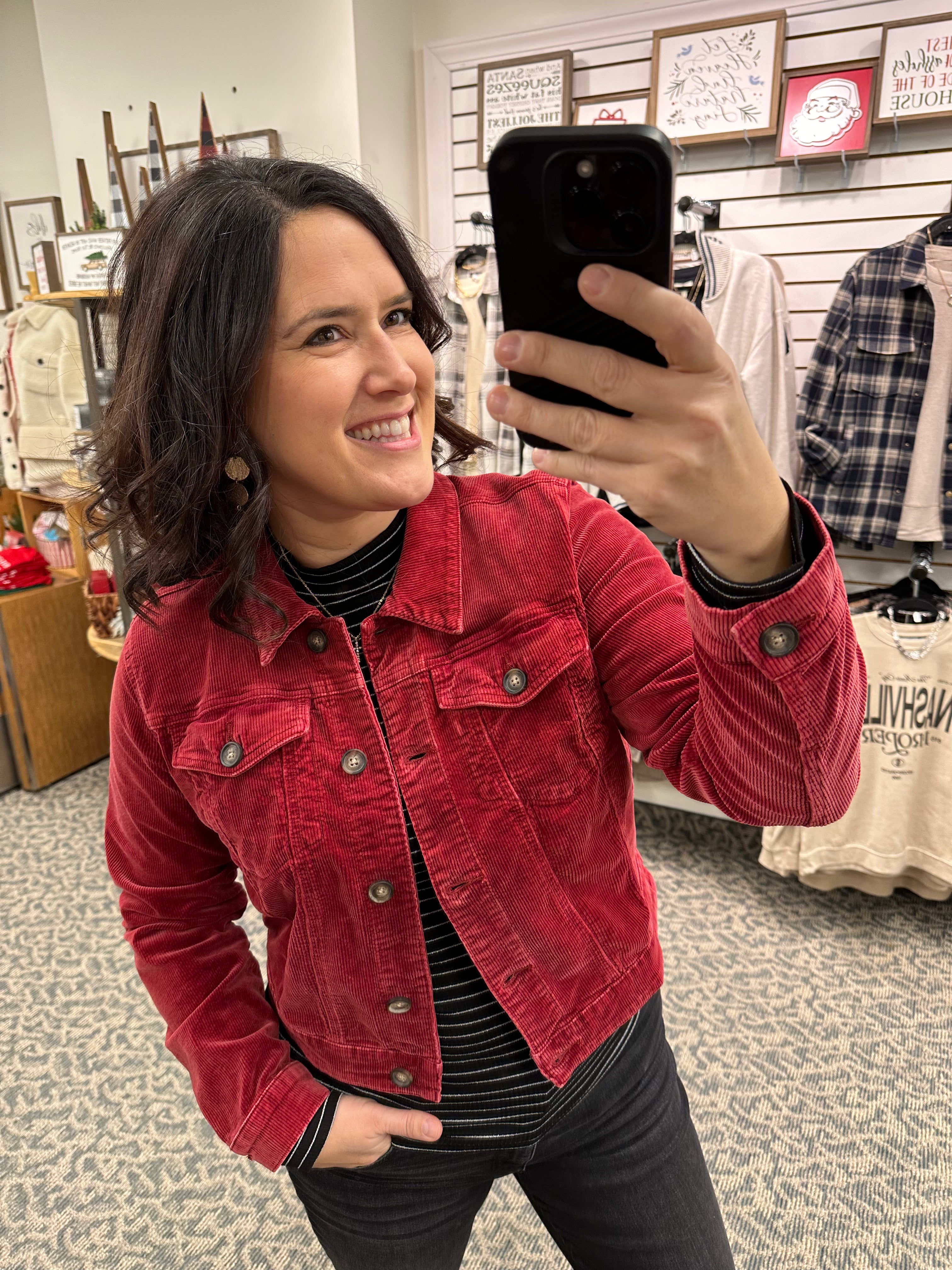 Red Julie Jacket (Kut) Outerwear- Jackets KUT FROM THE KLOTH