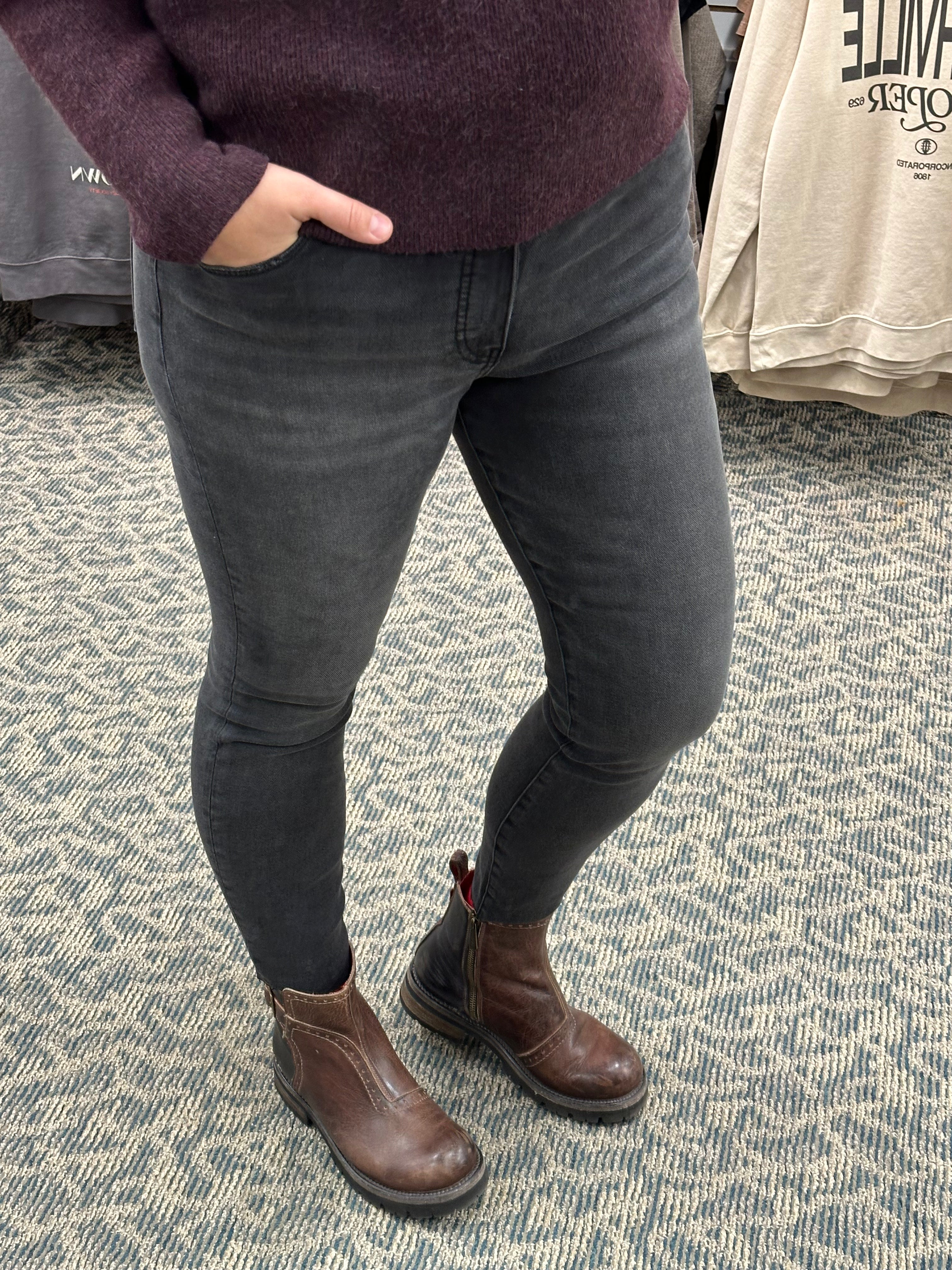 Sensitive Black Charlize Cigarette (Kut) Bottom- Pants KUT FROM THE KLOTH
