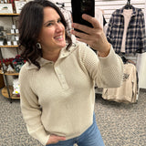 White Beach Calliope Turtleneck Sweater Top - Sweater RD International