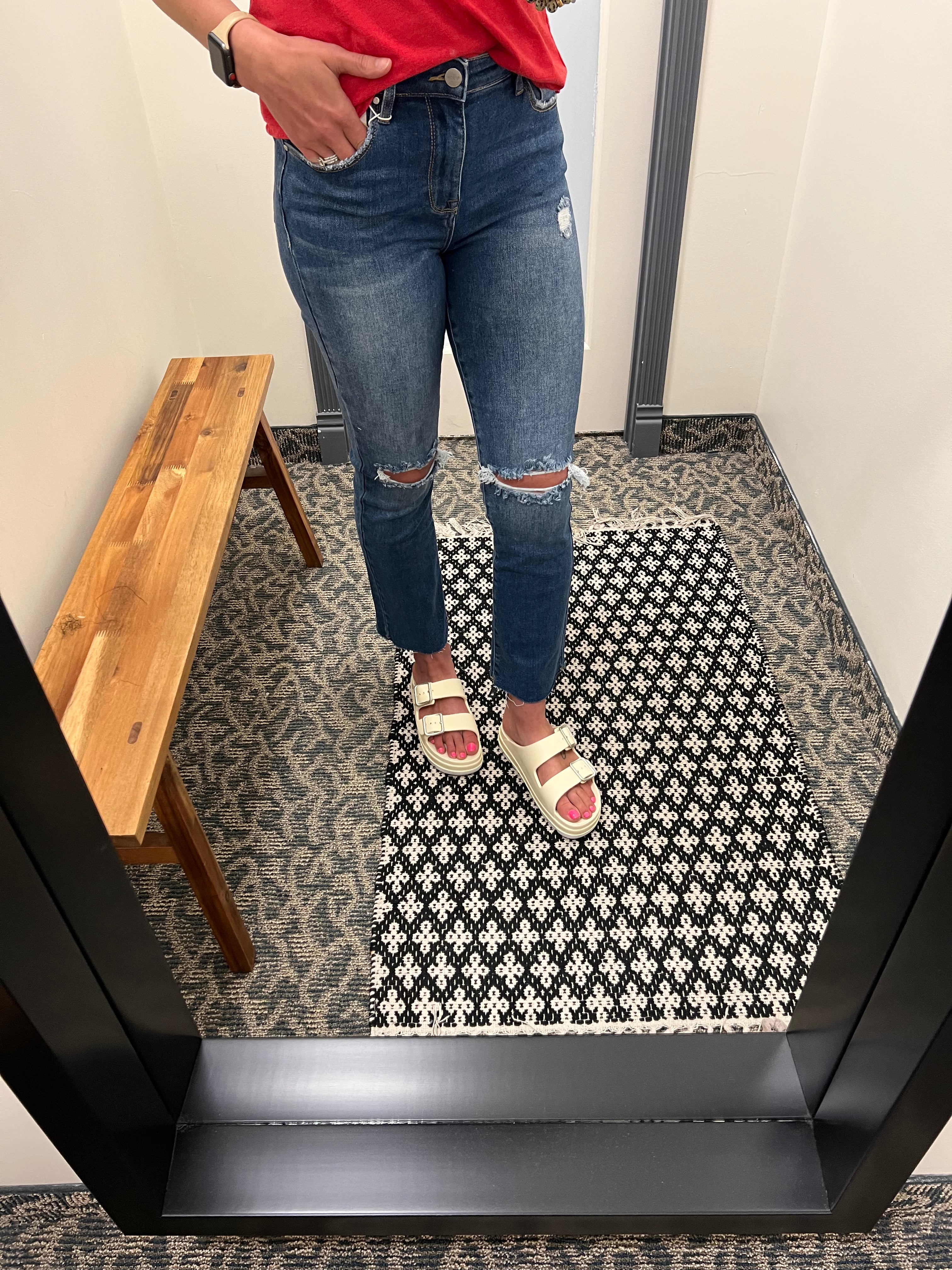 Berit Ankle Straight Jeans (RISEN) Bottoms - Pants RISEN