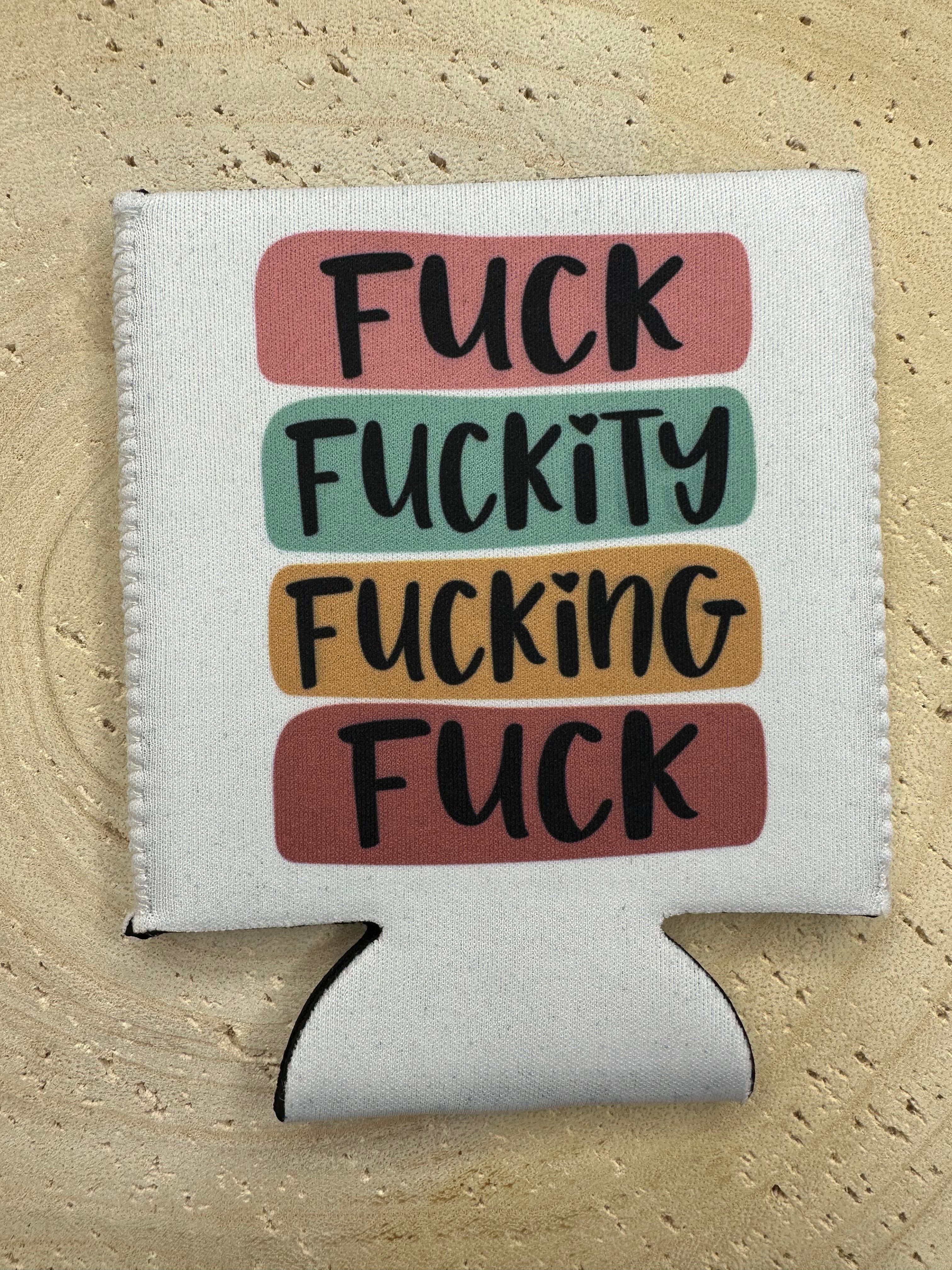 Monday in May Coozies 61623 (8 styles) Home- Drinkware A MONDAY IN MAY White F word