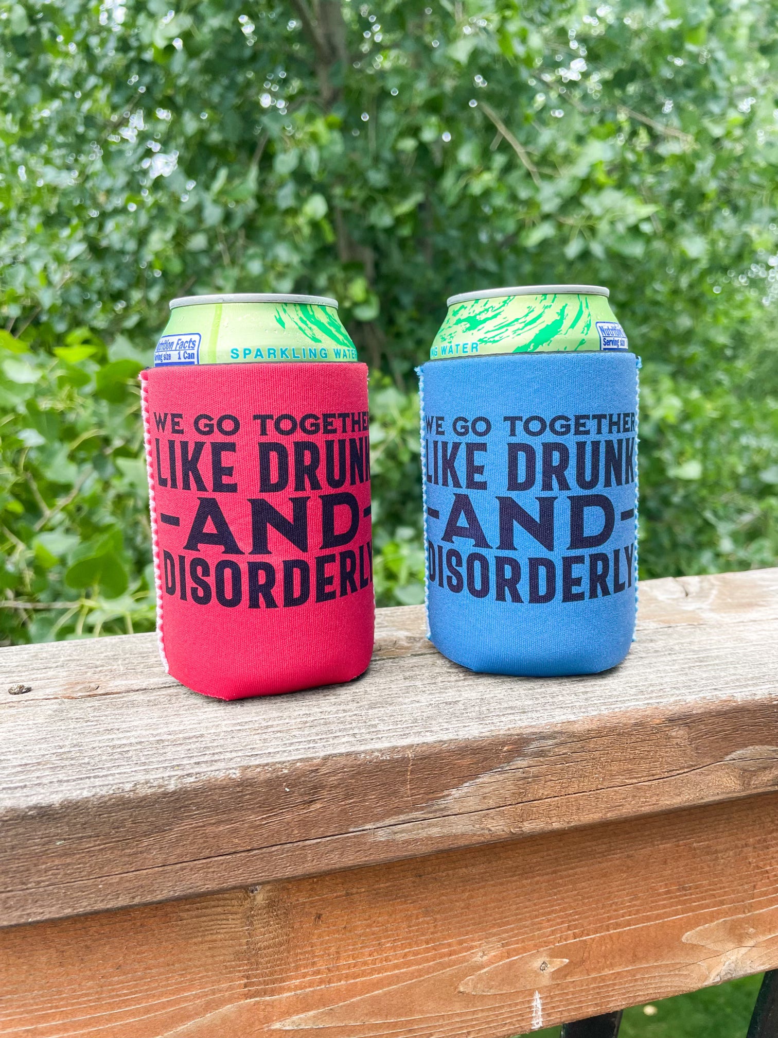 Monday in May Coozies 62923 (8 styles) Home- Drinkware A MONDAY IN MAY blue drunk and disorderly