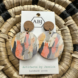 Cotton Candy Round Floral Earrings Jewelry - Earrings ARTIFACTS JESSICA LYNCH