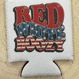 Monday in May Coozies 61623 (8 styles) Home- Drinkware A MONDAY IN MAY Red White Boozy