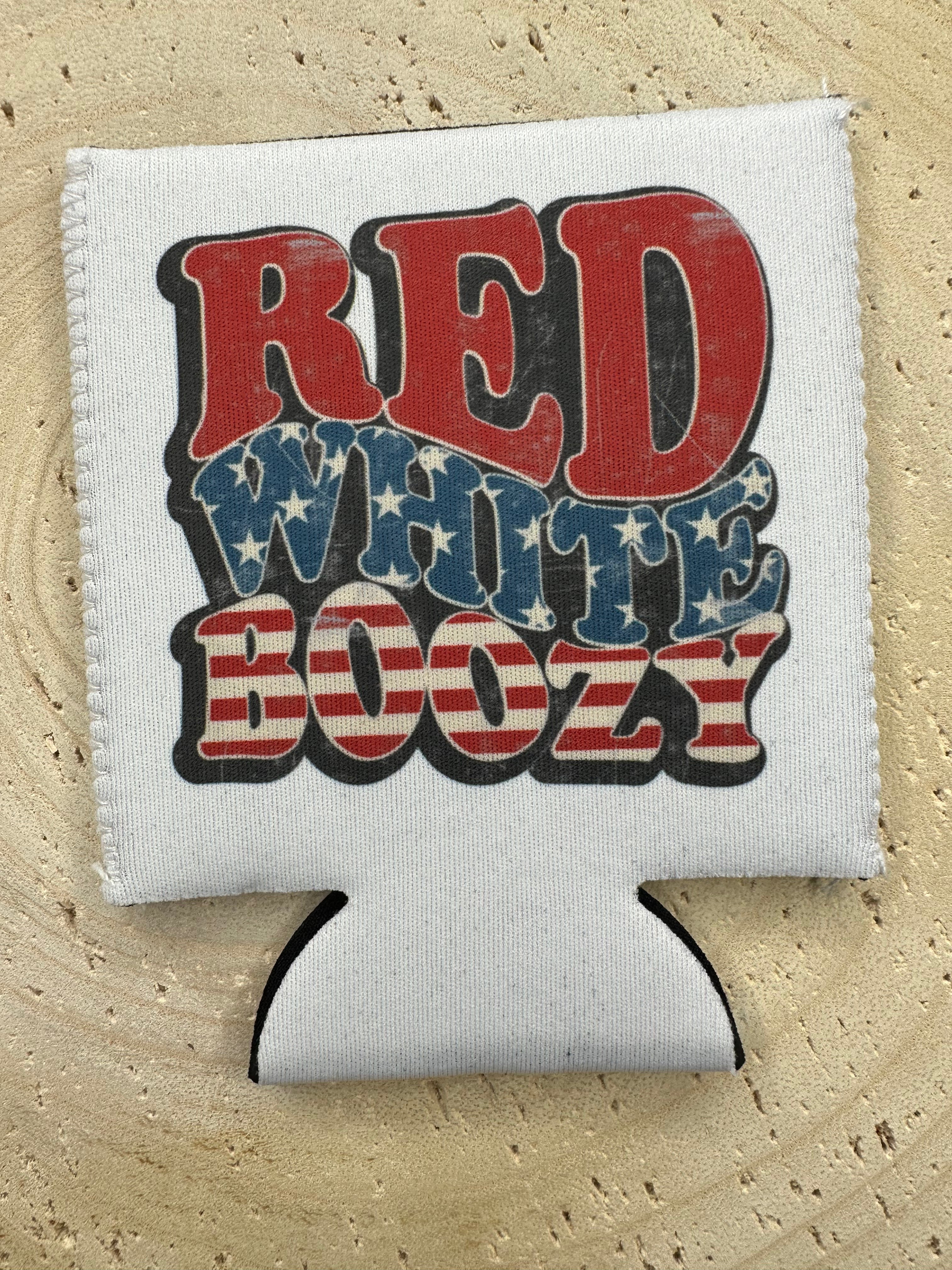 Monday in May Coozies 61623 (8 styles) Home- Drinkware A MONDAY IN MAY Red White Boozy
