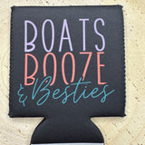 Monday in May Coozies 61623 (8 styles) Home- Drinkware A MONDAY IN MAY Black Boats