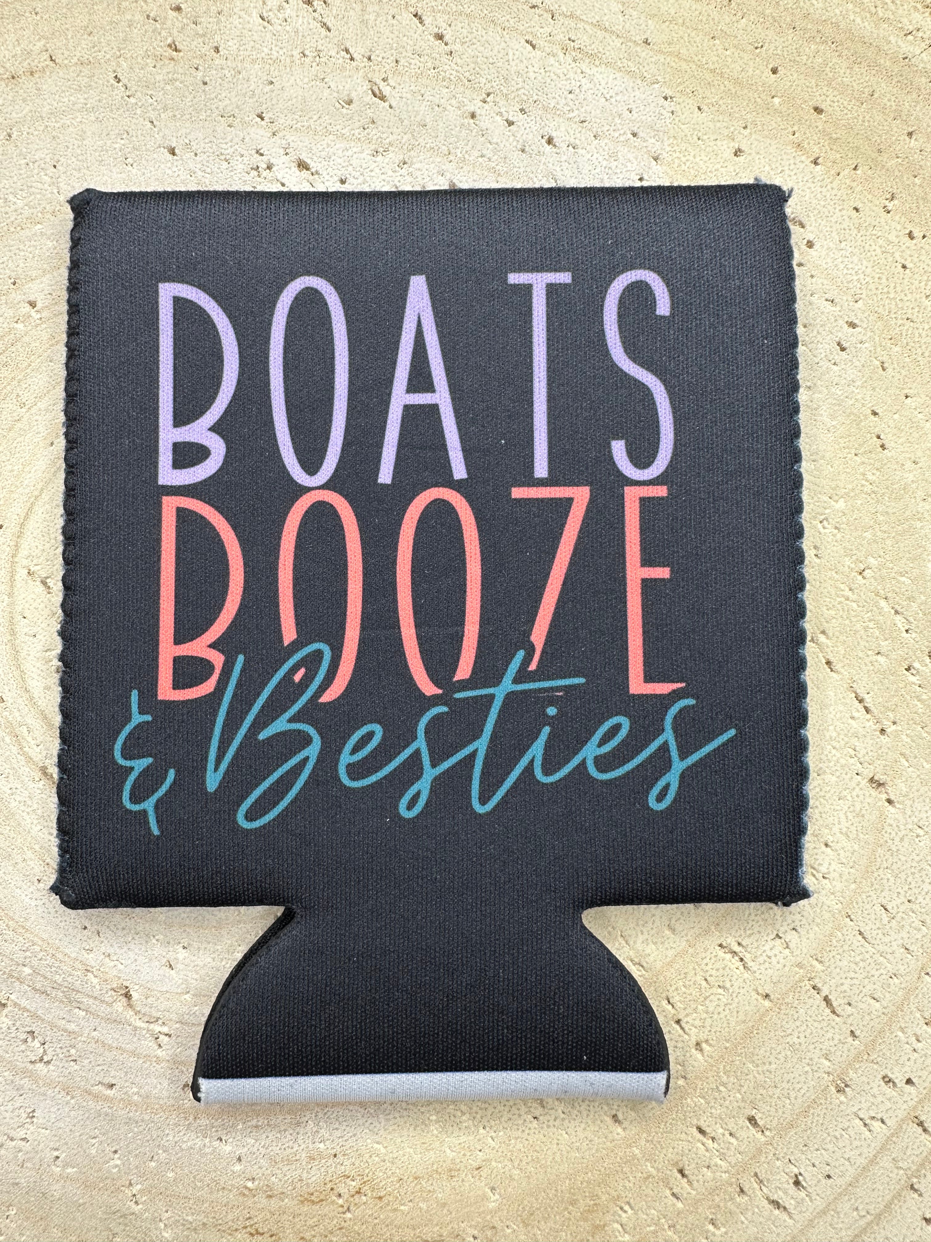 Monday in May Coozies 61623 (8 styles) Home- Drinkware A MONDAY IN MAY Black Boats
