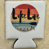 Monday in May Coozies 61623 (8 styles) Home- Drinkware A MONDAY IN MAY Lake Life White