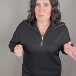 Black Modal Long Sleeve Dress Dresses P.CILL