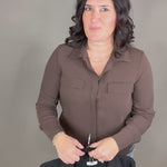 Black Janessa Shirt Tops - Button Ups THREAD & SUPPLY