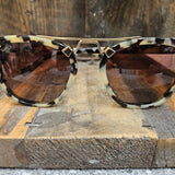 Demi Polarized Square Sunglasses Beige Tortoise/Brown Lens Accessories- Sunglasses Wear Me Pro Wholesale