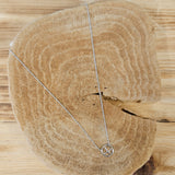Silver Circle Cross Necklace Jewelry- Necklace FAME ACCESSORIES