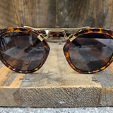 Skyler Polarized Sunglasses Beige Tortoise Frame/Black Lens Accessories- Sunglasses Wear Me Pro Wholesale