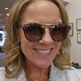 Skyler Polarized Sunglasses Beige Tortois Frame/Brown Lens Accessories- Sunglasses Wear Me Pro Wholesale