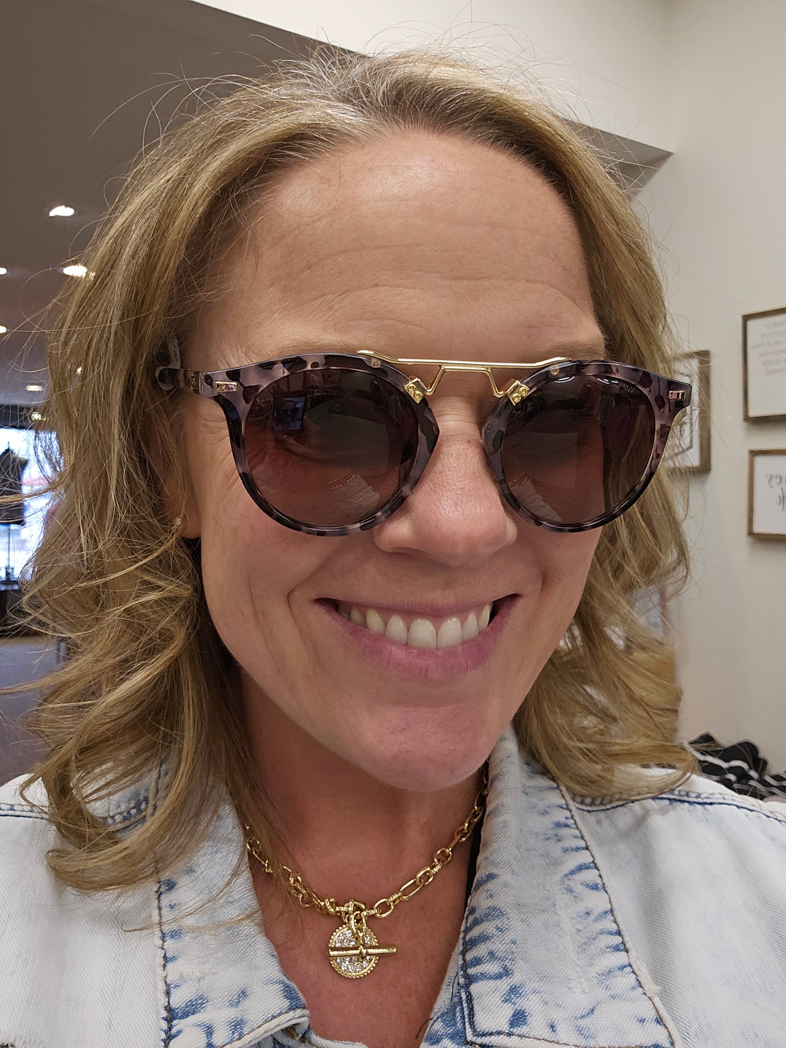 Skyler Polarized Sunglasses Beige Tortois Frame/Brown Lens Accessories- Sunglasses Wear Me Pro Wholesale