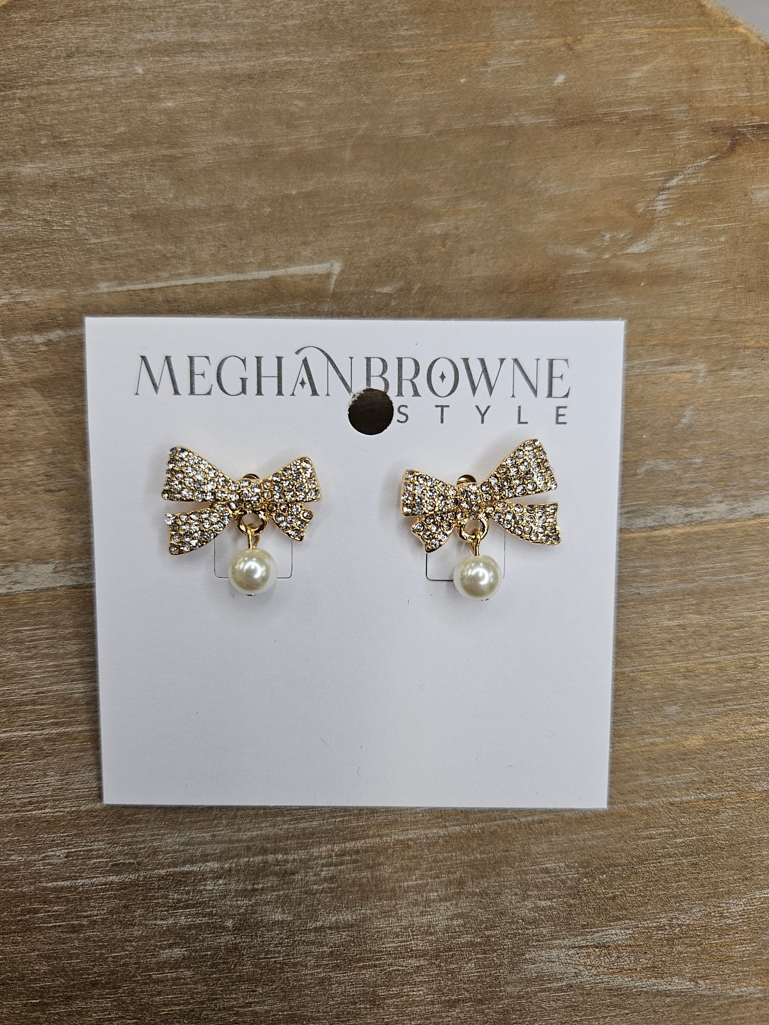 Twain Gold Pearl Earrings Jewelry - Earrings MEGHAN BROWN STYLE