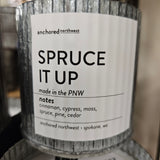 Anchored Northwest Wood Wick Candle 10oz. Home - Fragrance - Candles ANCHORED NORTHWEST Spruce It Up