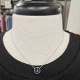 Silver Circle Cross Necklace Jewelry- Necklace FAME ACCESSORIES