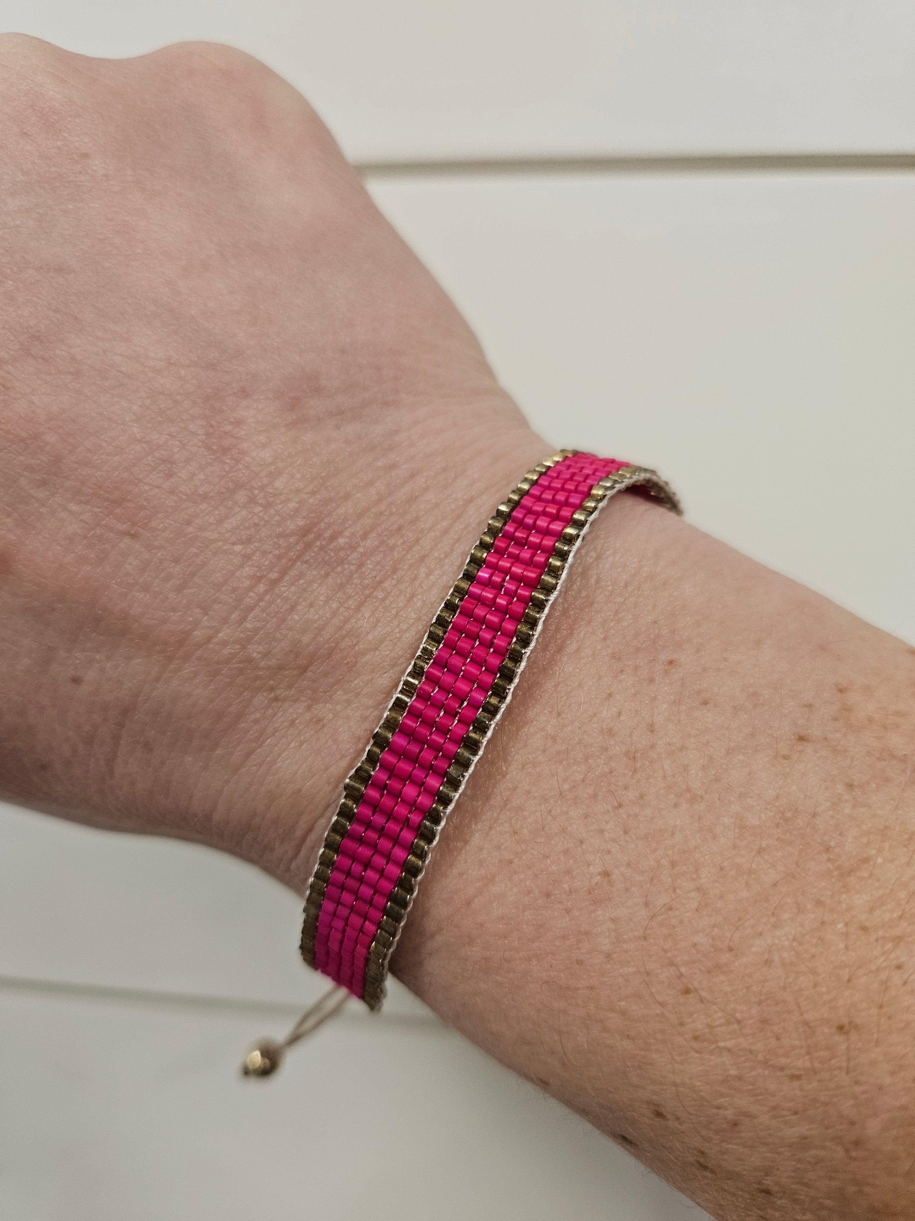 Pink Seed Bead Bracelet Jewelry- Bracelets WHAT'S HOT