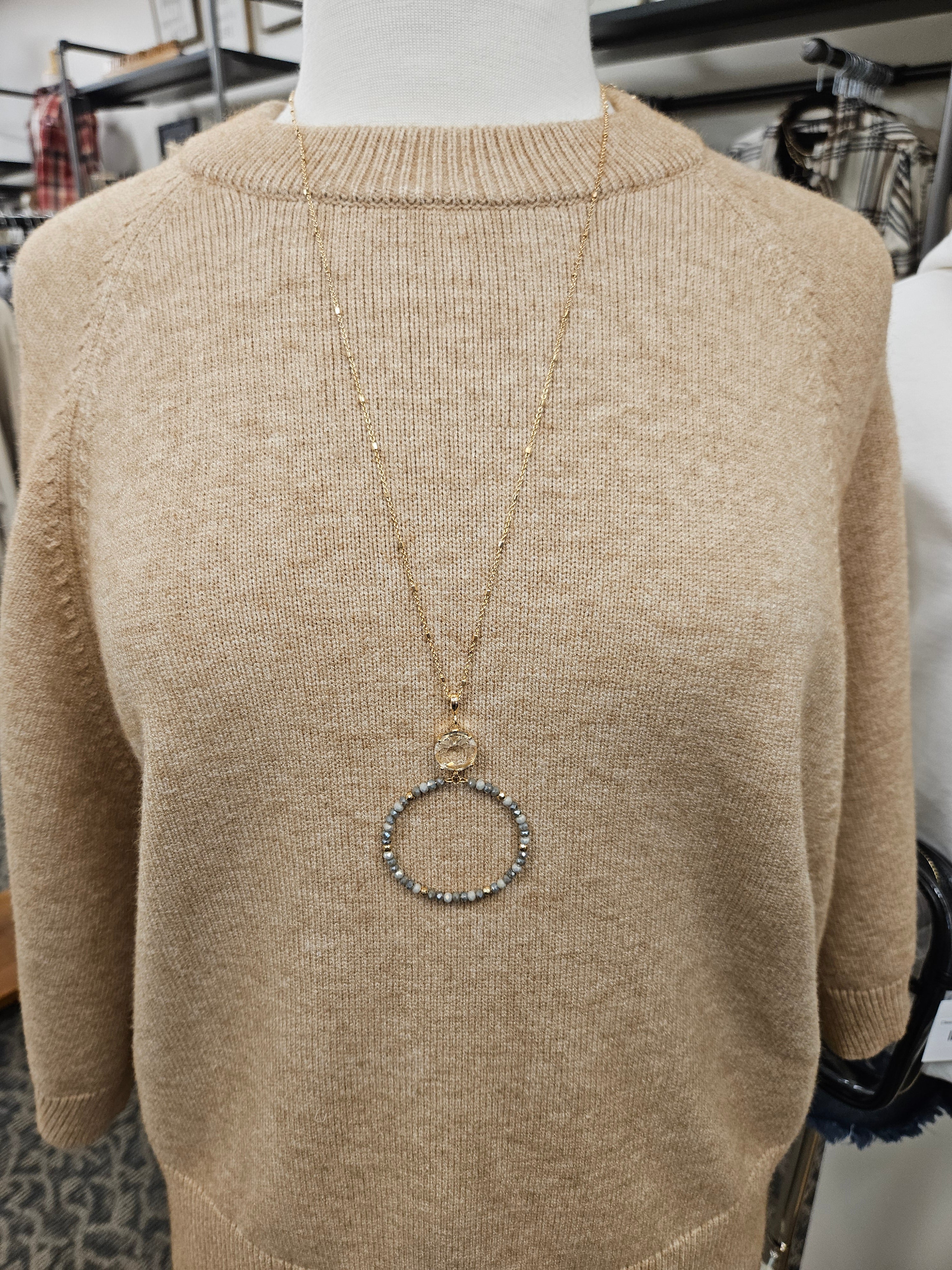 Connie Labradorite Neckalce Jewelry- Necklace MEGHAN BROWN STYLE