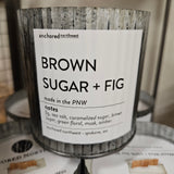 Anchored Northwest Wood Wick Candle 10oz. Home - Fragrance - Candles ANCHORED NORTHWEST Brown Sugar + Fig