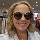 Skyler Polarized Sunglasses Beige Tortoise Frame/Black Lens Accessories- Sunglasses Wear Me Pro Wholesale