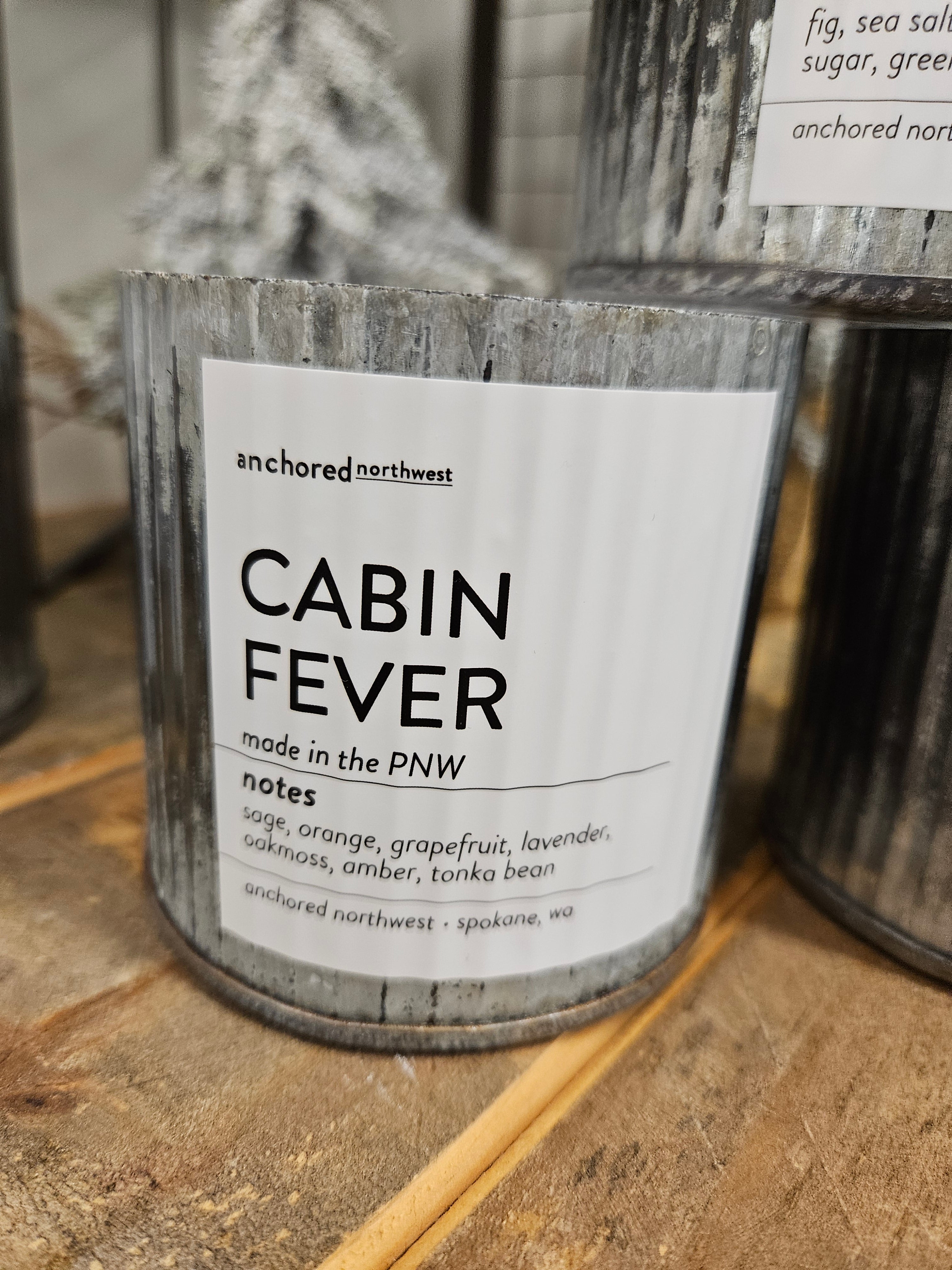 Anchored Northwest Wood Wick Candle 10oz. Home - Fragrance - Candles ANCHORED NORTHWEST Cabin Fever