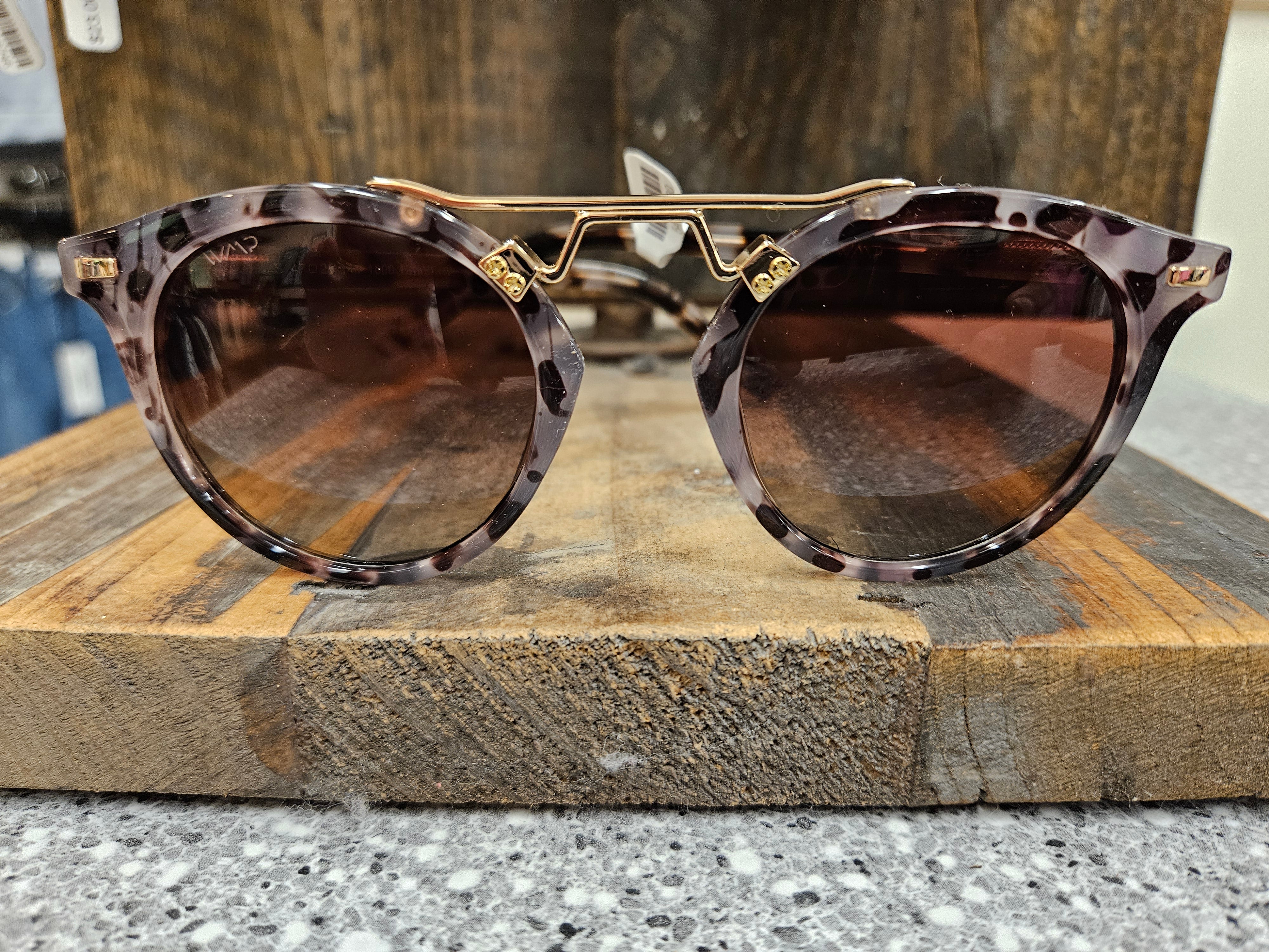 Skyler Polarized Sunglasses Beige Tortois Frame/Brown Lens Accessories- Sunglasses Wear Me Pro Wholesale