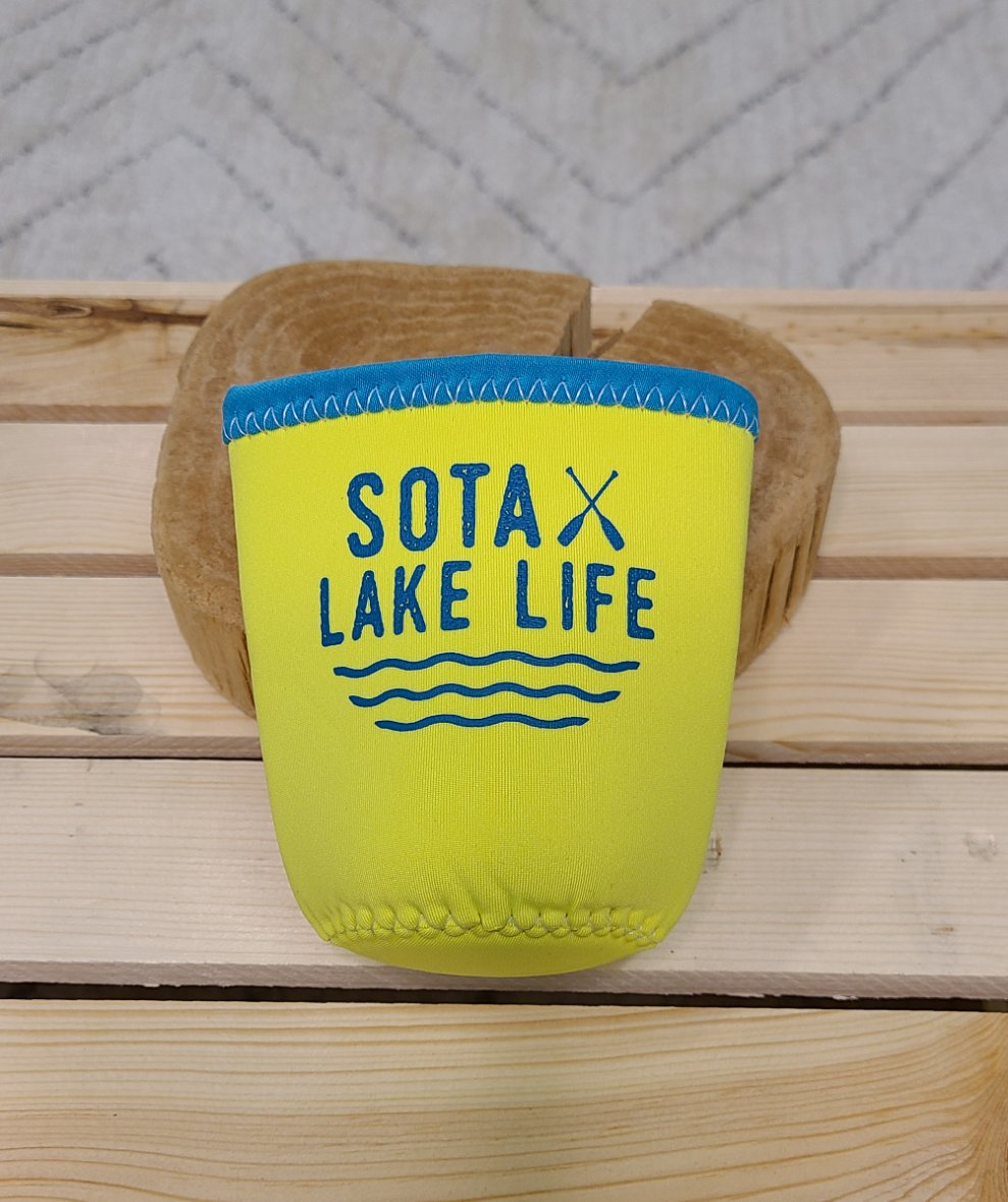 Koozie (5 styles) Accessories - Can Koozie Northern Print Co. lake life - neon