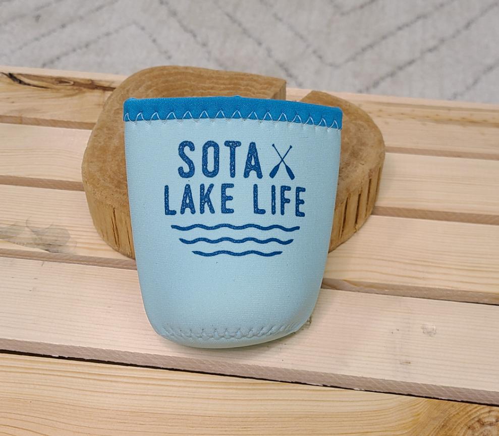 Koozie (5 styles) Accessories - Can Koozie Northern Print Co. chain of lakes - blue